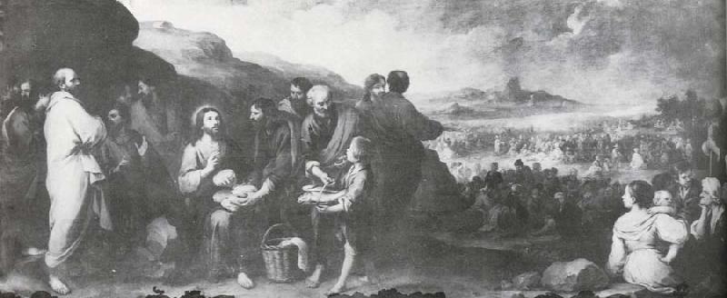 Bartolome Esteban Murillo Miracle of the Loaves and Fishes China oil painting art